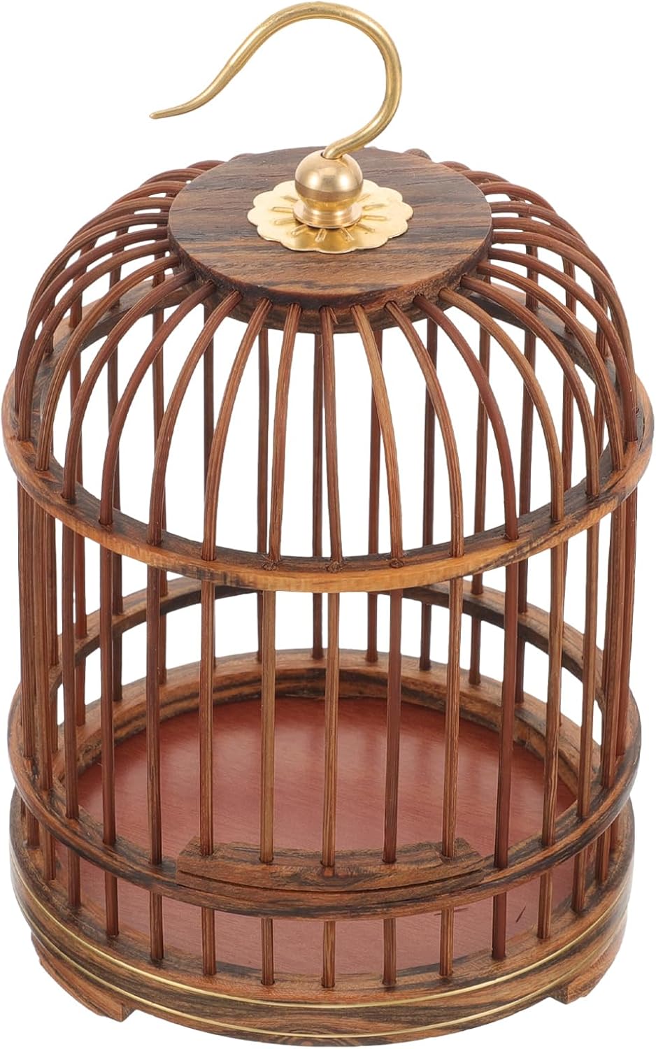 Vintage-Style Handmade Bamboo Bird Cage
